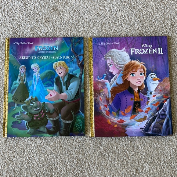 Disney Other - Disney FROZEN Bundle of 2 Big Golden Books VGUC!